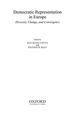 Democratic representation in Europe : diversity, change, and convergence /