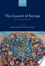 The council of Europe : its law and policies /