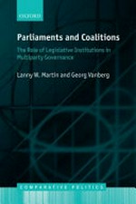 Parliaments and coalitions : the role of legislative institutions in multiparty governance /