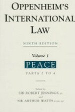 Oppenheim's international law /
