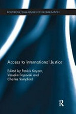Access to international justice : tertiary education /