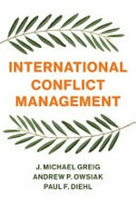 International conflict management /