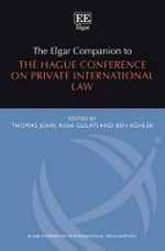 The Elgar companion to the Hague Conference on Private International Law /
