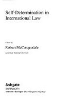 Self-determination in international law /