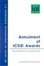 Annulment of ICSID awards /
