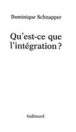 Qu'est-ce que l'intégration? /