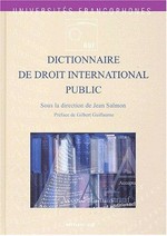 Dictionnaire de droit international public /