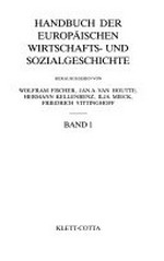 Handbuch der europäischen Wirtschafts- und Sozialgeschichte /