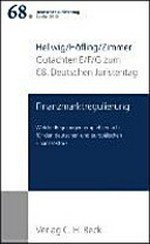 Finanzmarktregulierung : welche Regelungen empfehlen sich für den deutschen und europäischen Finanzsektor? /
