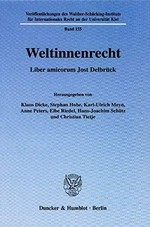 Weltinnenrecht : liber amicorum Jost Delbrück /
