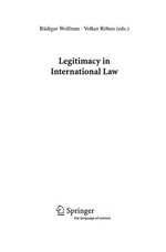 Legitimacy in international law /