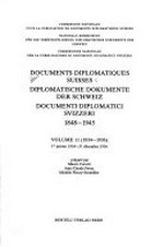 Documents diplomatiques suisses /