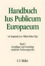 Handbuch Ius Publicum Europaeum /