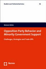 Opposition party behavior and minority government support : challenges, strategies and trade-offs /
