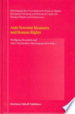 Anti-terrorist measures and human rights : [colloquium 30-31october 2002, Vienna] /