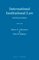 International institutional law : unity within diversity /