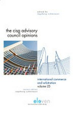 The CISG advisory council opinions /