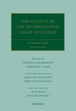 The Statute of the International Court of Justice : a commentary /