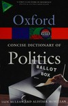 The Concise Oxford dictionary of politics /