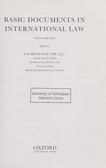 Basic documents in international law /