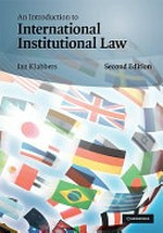An introduction to international institutional law /