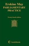 Erskine May's treatise on the law, privileges, proceedings and usage of Parliament /