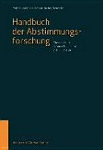 Handbuch der Abstimmungsforschung /