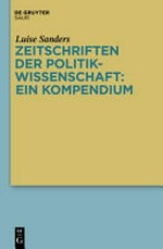 Zeitschriften der Politikwissenschaft : ein Kompendium /