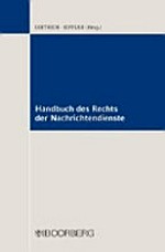 Handbuch des Rechts der Nachrichtendienste /