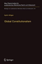 Global constitutionalism : a socio-legal perspective /