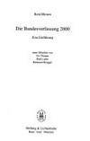 Die Bundesverfassung 2000 : eine Einführung /