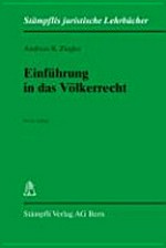 Einführung in das Völkerrecht /