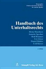 Handbuch des Unterhaltsrechts /