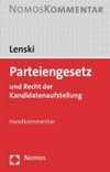 Parteiengesetz und Recht der Kandidatenaufstellung : [Handkommentar] /