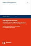 Die Oppositionsrolle rechtsextremer Protestparteien : zwischen Anpassung und Konfrontation in Brandenburg und Sachsen /