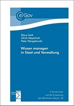 Wissen managen in Staat und Verwaltung /