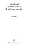 Statehood and the law of self-determination /