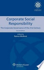 Corporate social responsibility : the corporate governance of the 21st century /
