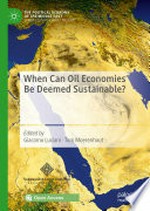 When can oil economies be deemed sustainable? /